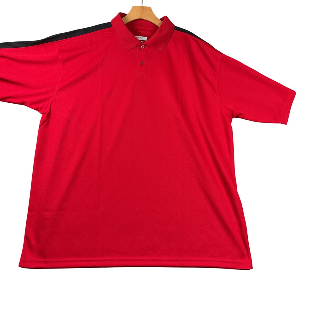 Augusta Sportswear Polo‎ Mens 2XL Red New Performance Moisture Management Shirt
